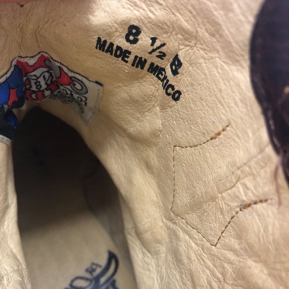 YIPPIE KIYAY by OLD GRINGO Western Aztec Cowboy Ankle Boots Womens 8.5 - Picture 4 of 6